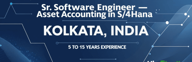 🚀 Sr. Software Engineer – Asset Accounting in S/4HANA