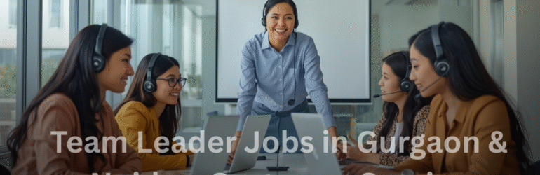 Team Leader Jobs in Gurgaon & Noida | Customer Service